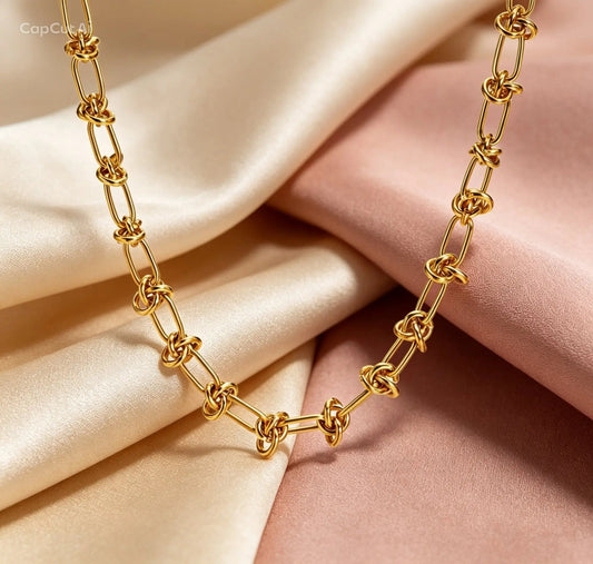 Knotted Chain: Η Τάση στα Κολιέ που Θα Φορέσεις Όλο το Καλοκαίρι - Mirva Creations