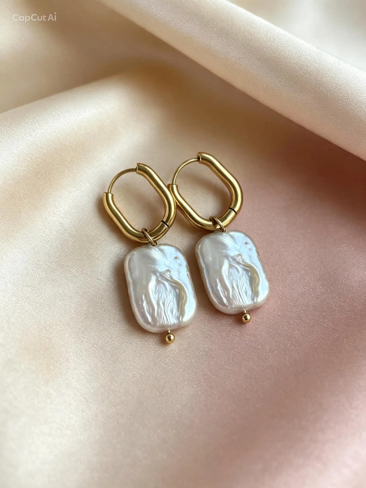 Σκουλαρίκια Baroque Pearl | Επιχρυσωμένα 18K | Ατσάλι 316L