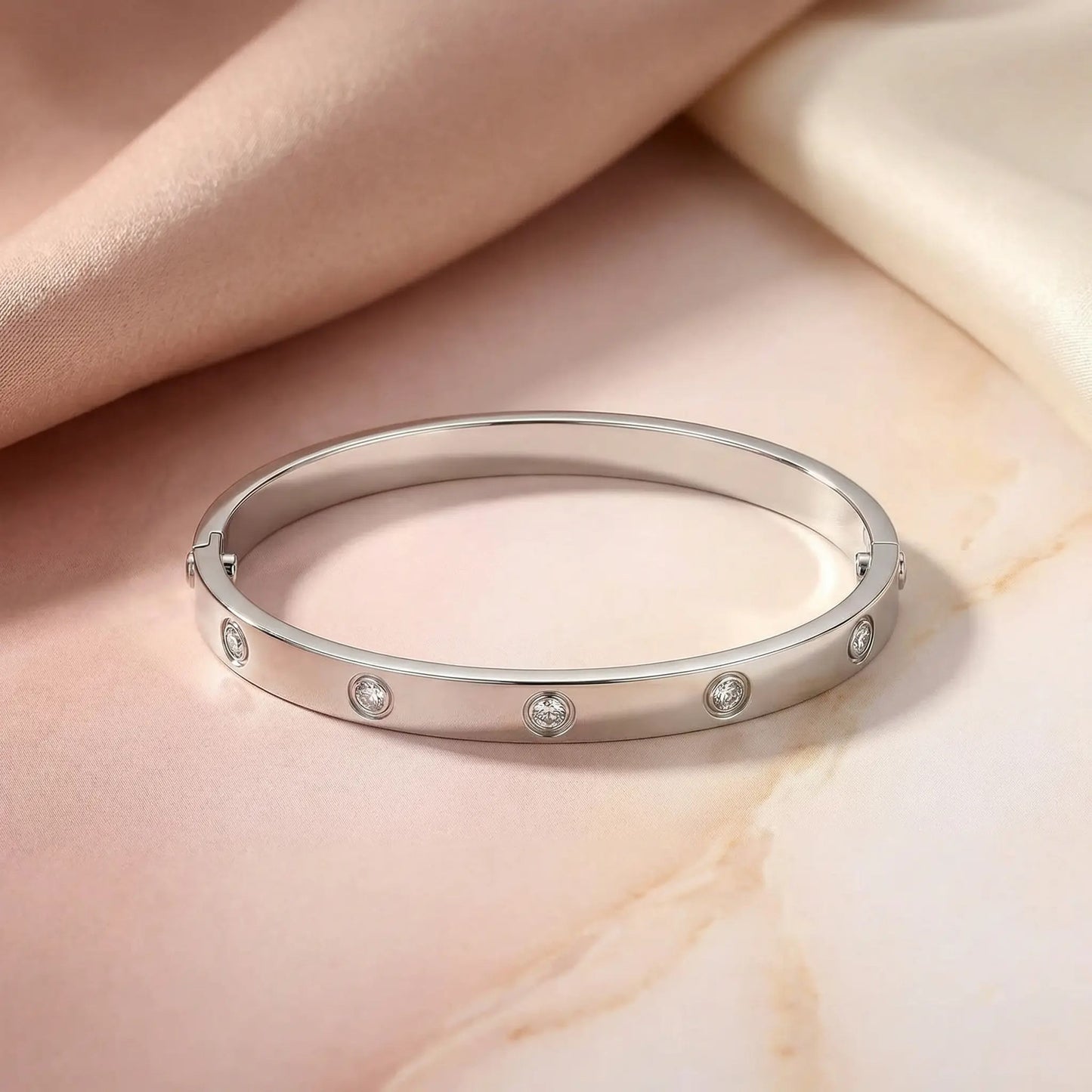 Crt Χειροπέδα Κρύσταλλα | Πέτρες Ολόγυρα Ατσάλι