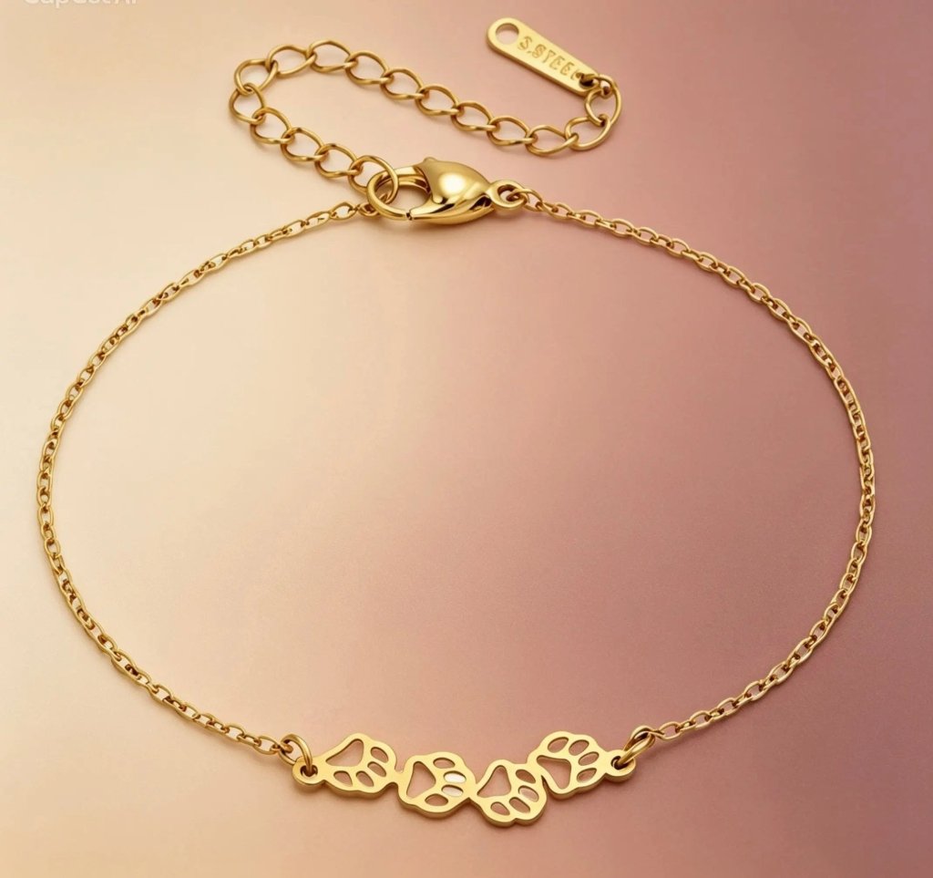 Βραχιόλι "Pet Bracelet" – Ατσάλι 316L Επίχρυσο 18 Καρατίων - Mirva Creations